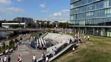 Minsk 'teki en büyük muhalefet protestosu.