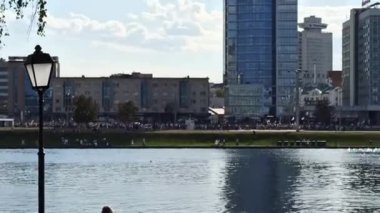 Minsk 'teki en büyük muhalefet protestosu.