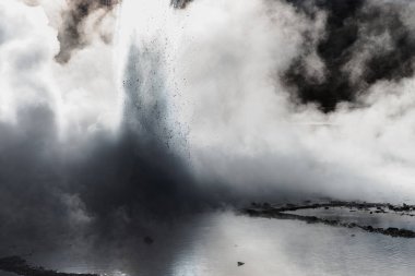 Gayzer del Tatio, Atacama Çölü, Şili 