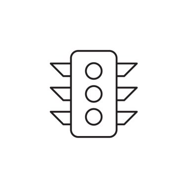 Trafik ışıkları simge vektör çizim, Eps10.