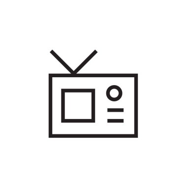 TV simge vektör çizim, Eps10.