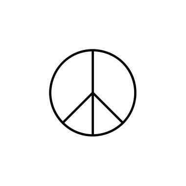 Barış sembolü vektör simge Eps10