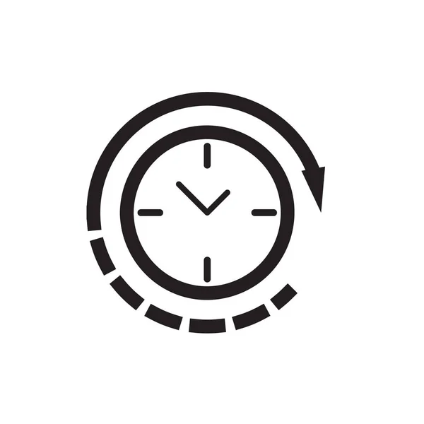 Icono Del Reloj Ilustración Vectorial Eps10 — Archivo Imágenes Vectoriales