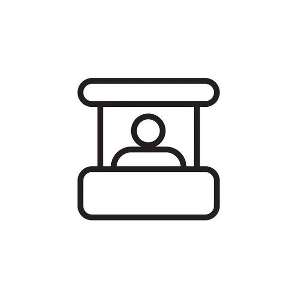 Verkaufsstand Icon Vector Illustration Eps10 — Stockvektor