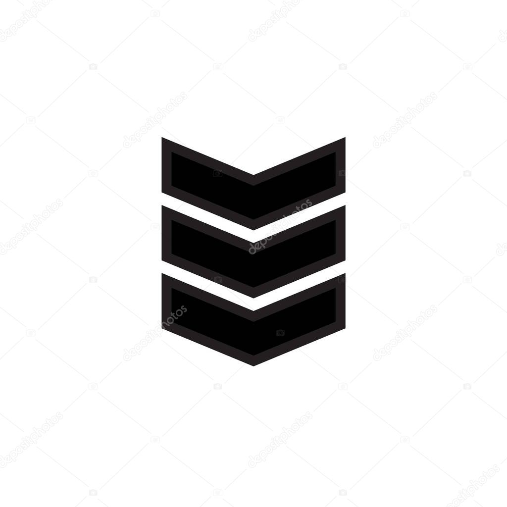 Chevron icon Vector illustration, EPS10.