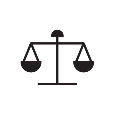 Hukuk ölçek simge vektör çizim, Eps10.