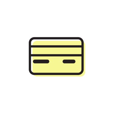 kredi kartı simge vektör çizim, Eps10.