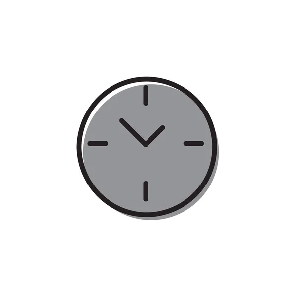 Clock Icon Vector Illustration Eps10 — Stock Vector