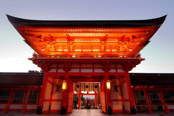 Fushimi Inari Taisha Santuario Principale Del Kami Inari Situato Fushimi — Foto Stock