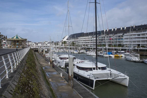 Port Pouliguen City Centre — Stock Photo, Image