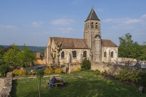 11E Eeuwse Kerk Gometz Chtel Rond Parijs Frankrijk — Stockfoto