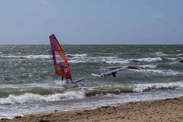 Two Windsurfing Boards Sea Beach Summer — Stock Photo, Image