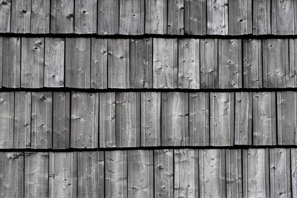 Primer Plano Tejado Madera Los Alpes Francia — Foto de Stock