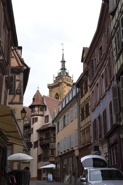 Arkitektur Typiska Alsace Hus Colmar — Stockfoto