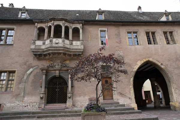 Architettura Della Casa Alsaziana Colmar — Foto Stock