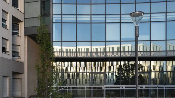 Detalle Moderno Edificio Cristal — Foto de Stock