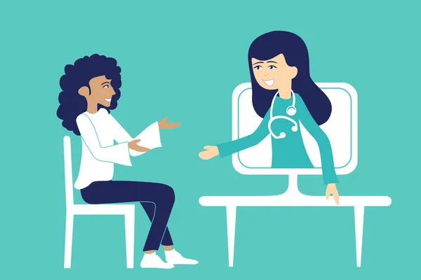 Teletıp ve telekomünikasyon, internet üzerinden uzaktan tıbbi konsültasyon.