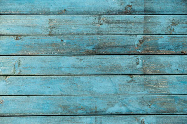 Textuur Van Planken Van Blauw Hout — Stockfoto