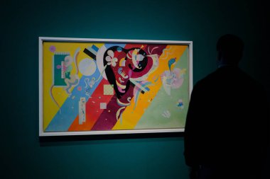 Madrid 'deki Caixa Forum' daki Sanat ve Doğa Sergisi, 3 Mart 2024, İspanya