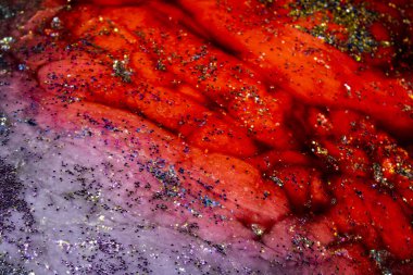 Galaxy bulutlar ve Glitter soyut Sci-Fi arka plan