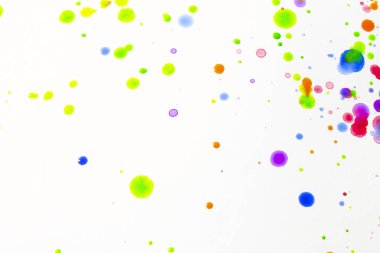 Suluboya renkli boya Drips Splatters ve arka plan için noktalar