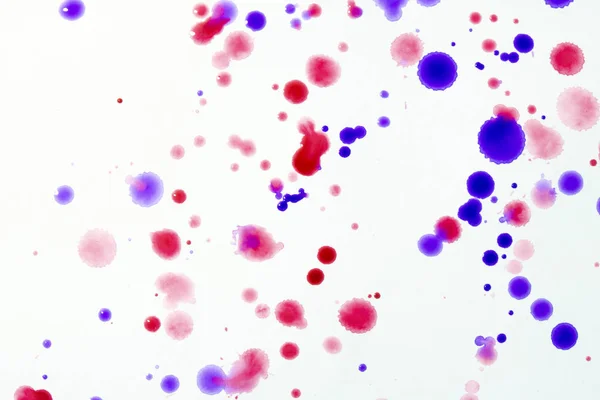 Akvarell Színes Festék Splatters Csöpög Háttér — Stock Fotó