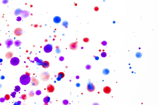 Suluboya Renkli Boya Drips Splatters Arka Plan Için Noktalar — Stok fotoğraf