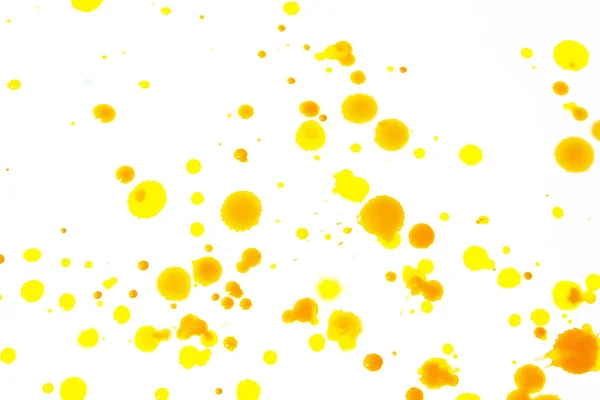 Waterverf Gekleurde Paint Drip Splatters Spots Voor Achtergrond — Stockfoto