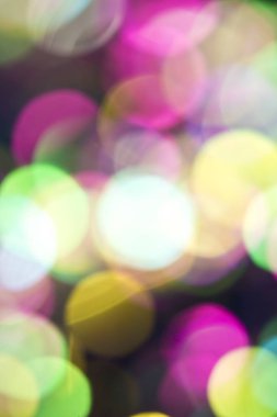 Glitter Bokeh konfeti siyah arka plan üzerine