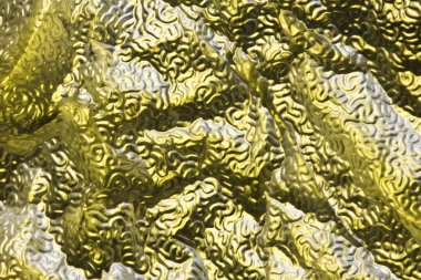 Kalay Metal folyo holografik arka plan yakın çekim