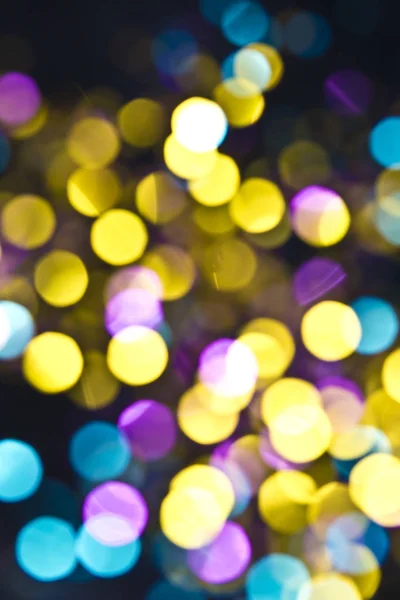 Glitter Bokeh Κομφετί Μαύρο Φόντο — Φωτογραφία Αρχείου