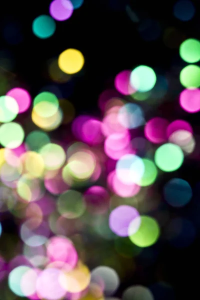 Glitter Bokeh Confetti Zwarte Achtergrond — Stockfoto