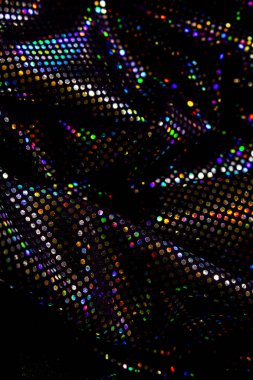 Holografik payet gökkuşağı parlak malzeme arka plan