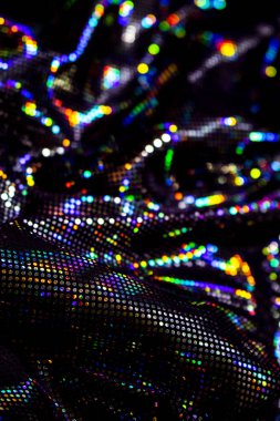 Holografik payet gökkuşağı parlak malzeme arka plan