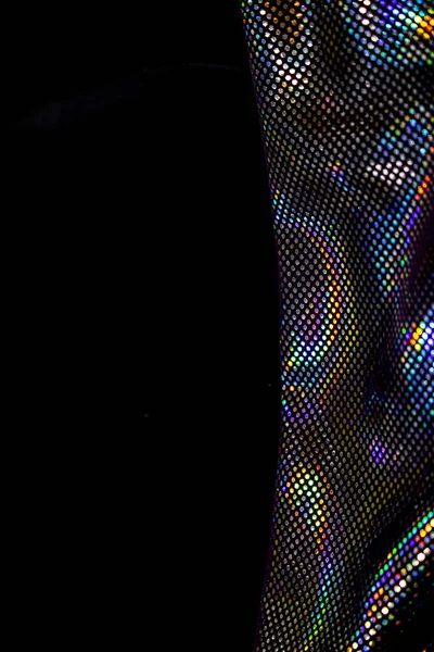홀로그램 조각이 무지개 빛나는 — 스톡 사진