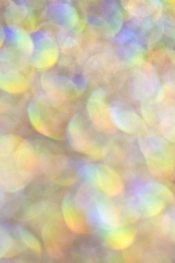 Güzel kabarcık Bokeh holografik arka plan