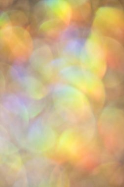 Güzel kabarcık Bokeh holografik arka plan