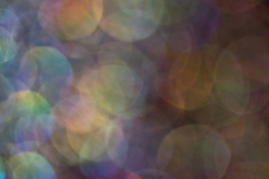 Güzel kabarcık Bokeh holografik arka plan