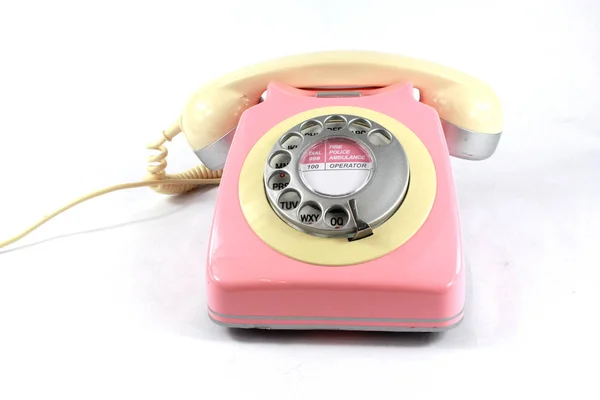 Ouderwetse Retro Dial Telefoon — Stockfoto