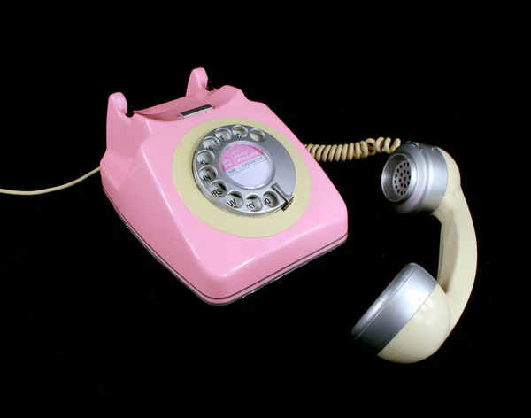 Régi Vágású Retro Dial Telefon — Stock Fotó