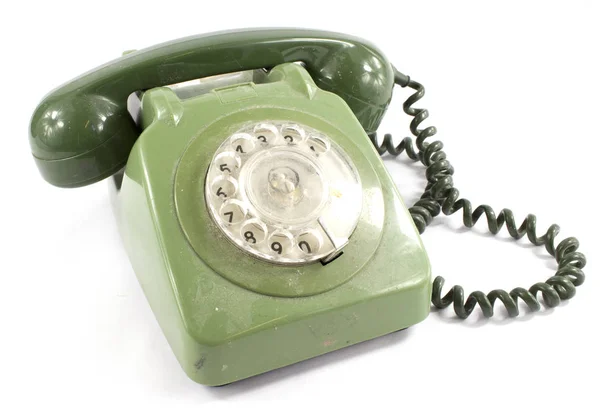 昔ながらのレトロなダイヤルアップ電話 — ストック写真