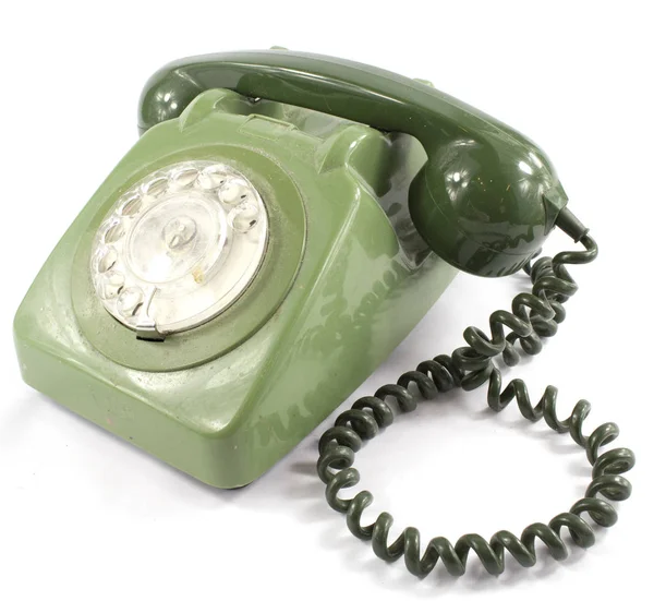 Ouderwetse Retro Dial Telefoon — Stockfoto