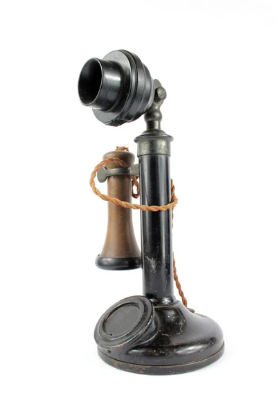 Old Fashioned Retro Dial Telefone Imagem De Stock