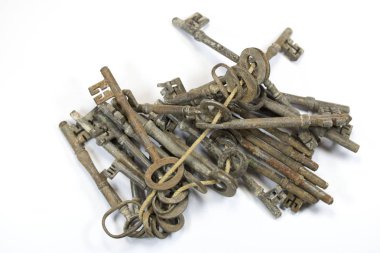 Vintage antik Metal anahtarlar 