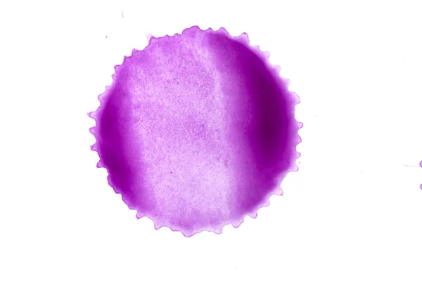 Фіолетовий Рожевий Акварельний Планшет Білому Тлі — стокове фото