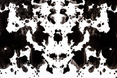 Siyah ve beyaz mürekkep Splatters ve dökülme arka planı için