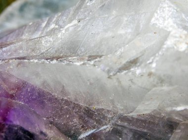 Ametist Kristal Kuvars Soyut Extreme Close Up 