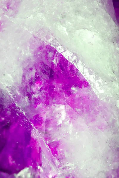 Ametist Kristal Kuvars Soyut Extreme Close — Stok fotoğraf