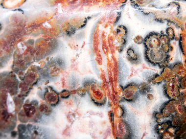 Bir Değerli Taş Kristalin Soyut Yakın Çekim