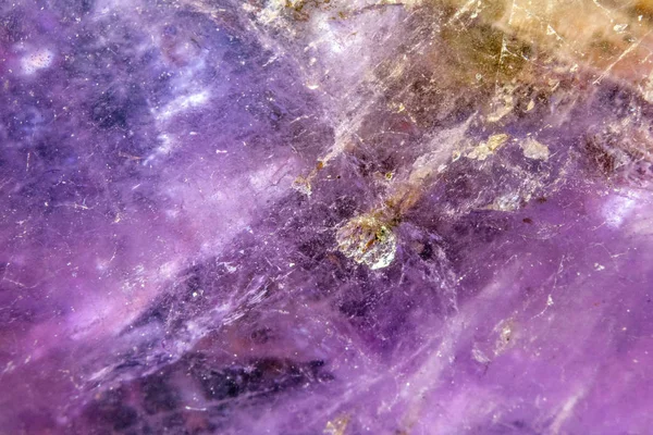 Extreme Close Amethyst Crystal Quartz Abstract — стоковое фото